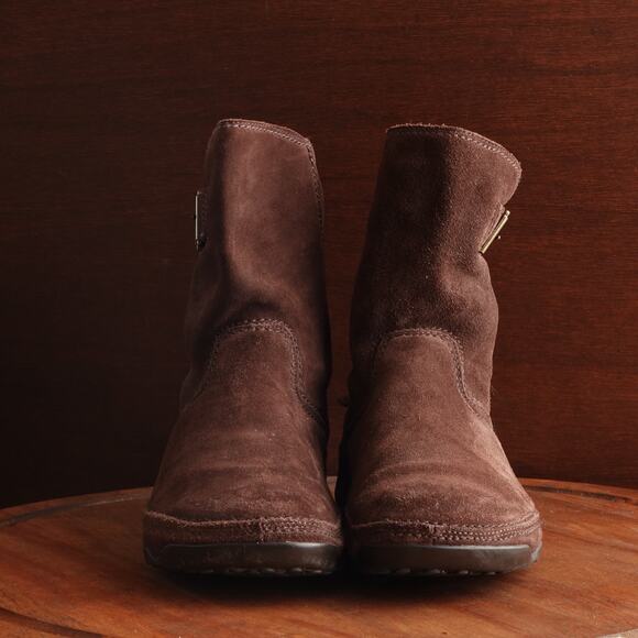 FitFlip Boots Womens Size 10 Brown Superboot Suede Pull On Comfort Winter Casual - Picture 3 of 14